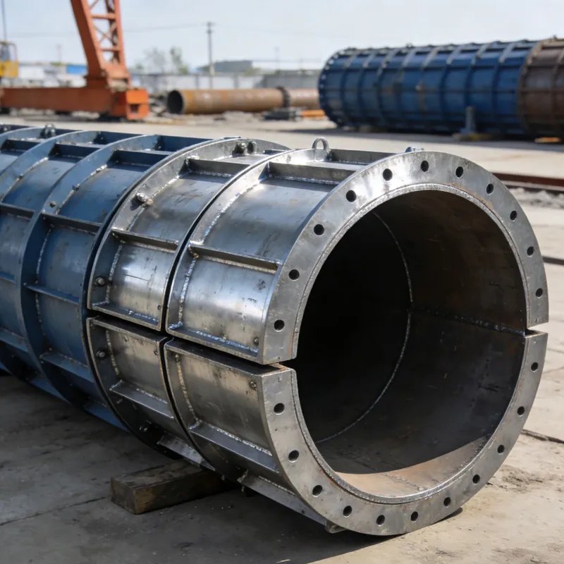 Стальная форма для изготовления предварительно напряженных свай-оболочек методом предварительного натяжения (2)